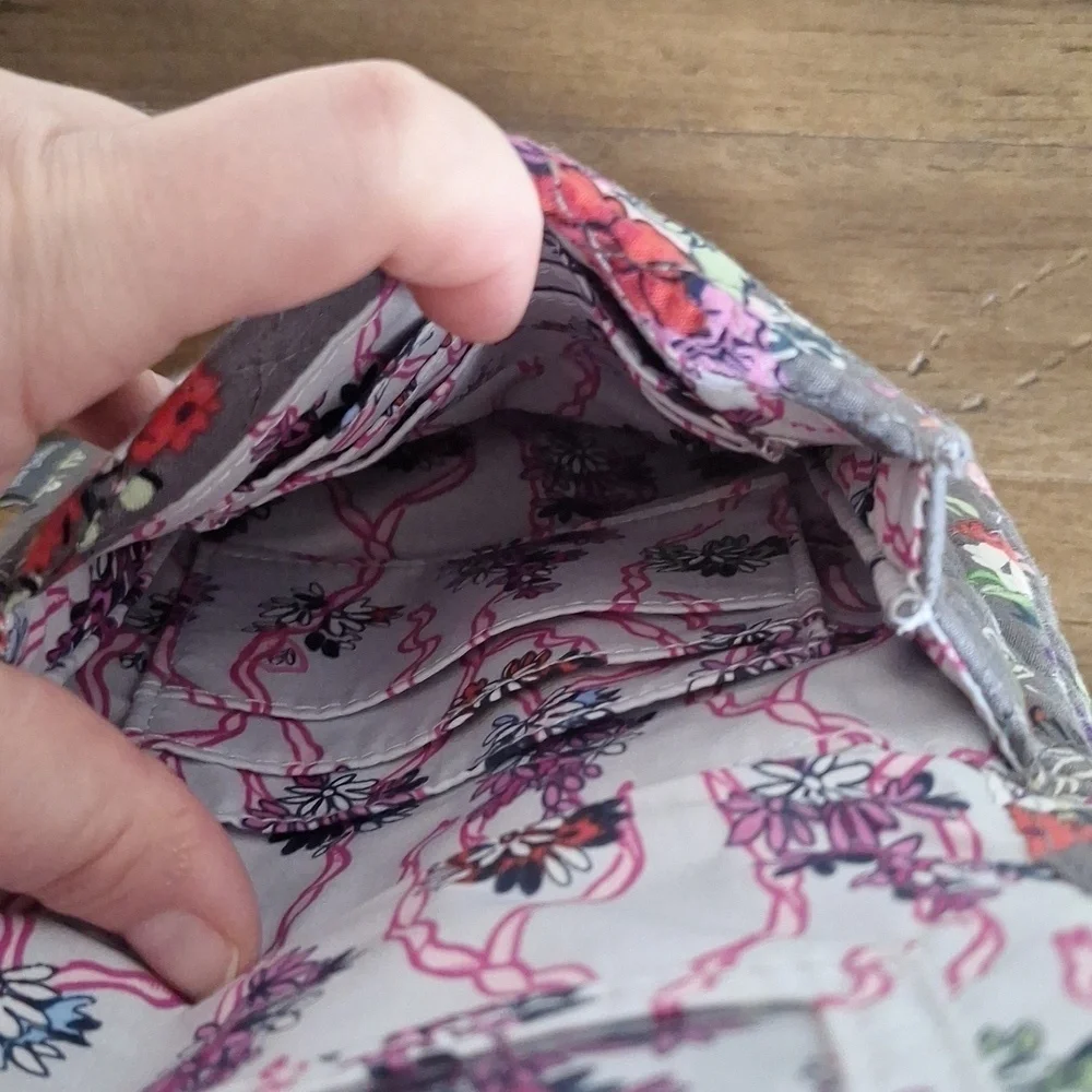 Vera Bradley Blooming Crossbody Bag Plus a Matching Wallet